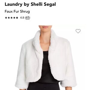 Laundry my Shelli Segal fur shrug